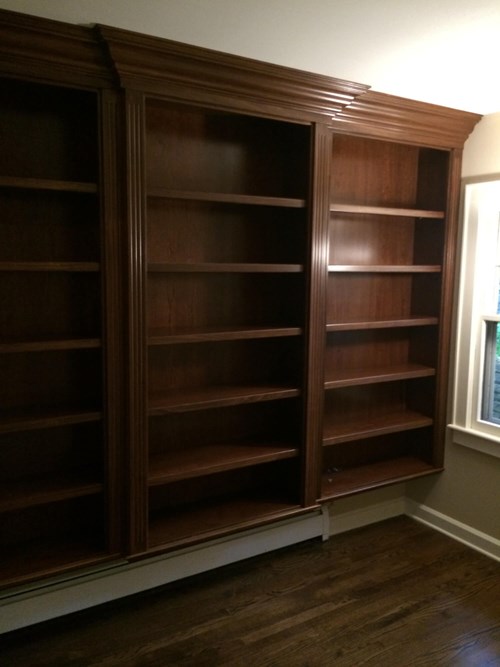 Dark Shelf Cabinets