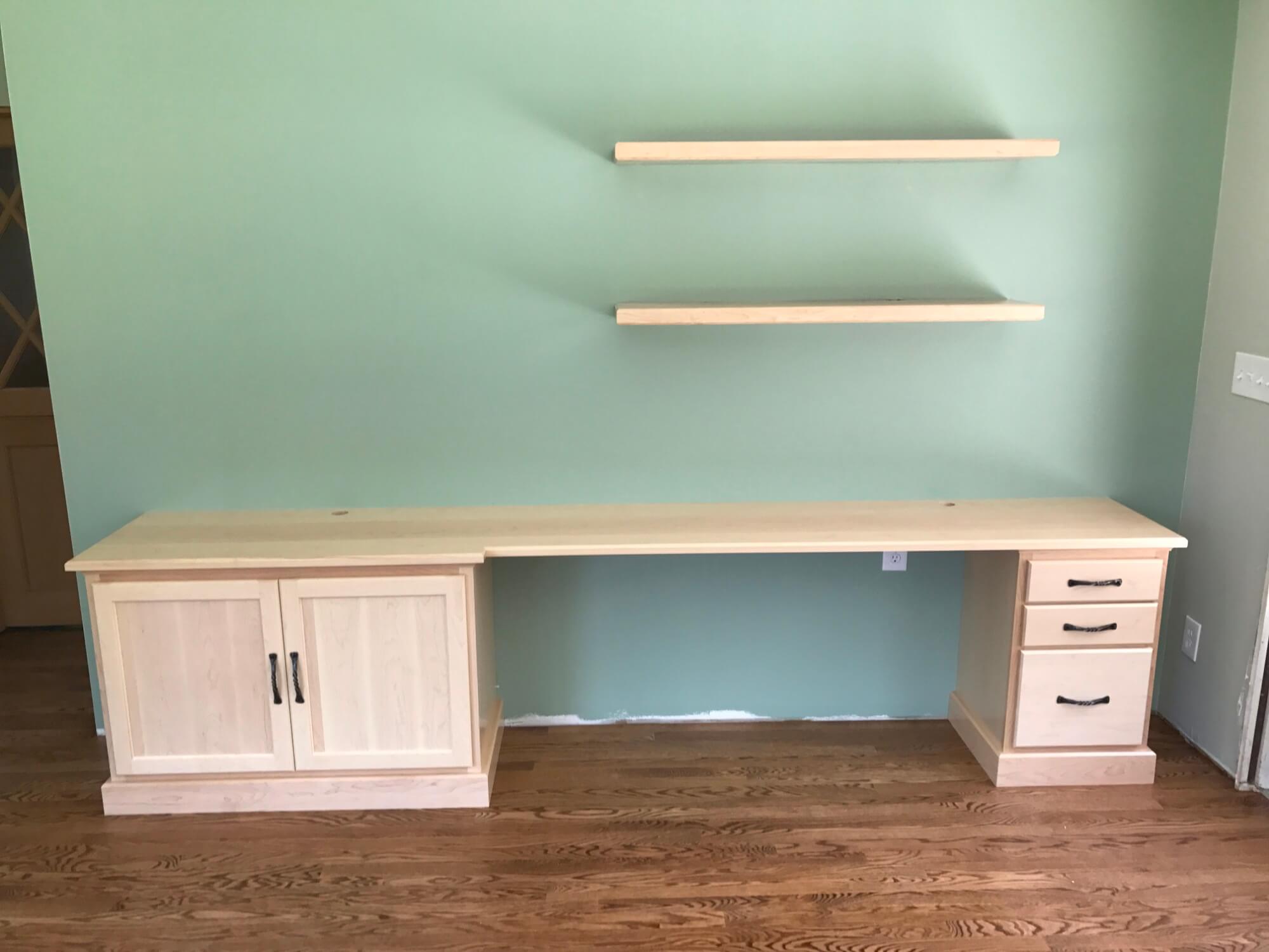Cabinet with Floating Shelves
