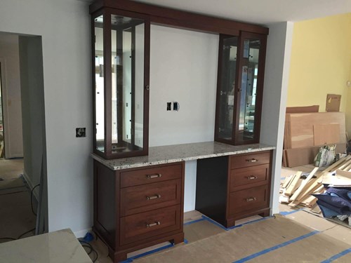 Glass Cabinet Door Installation