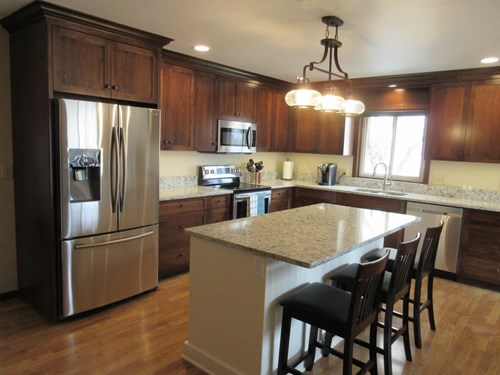 Kitchen Cabinet Island Installation