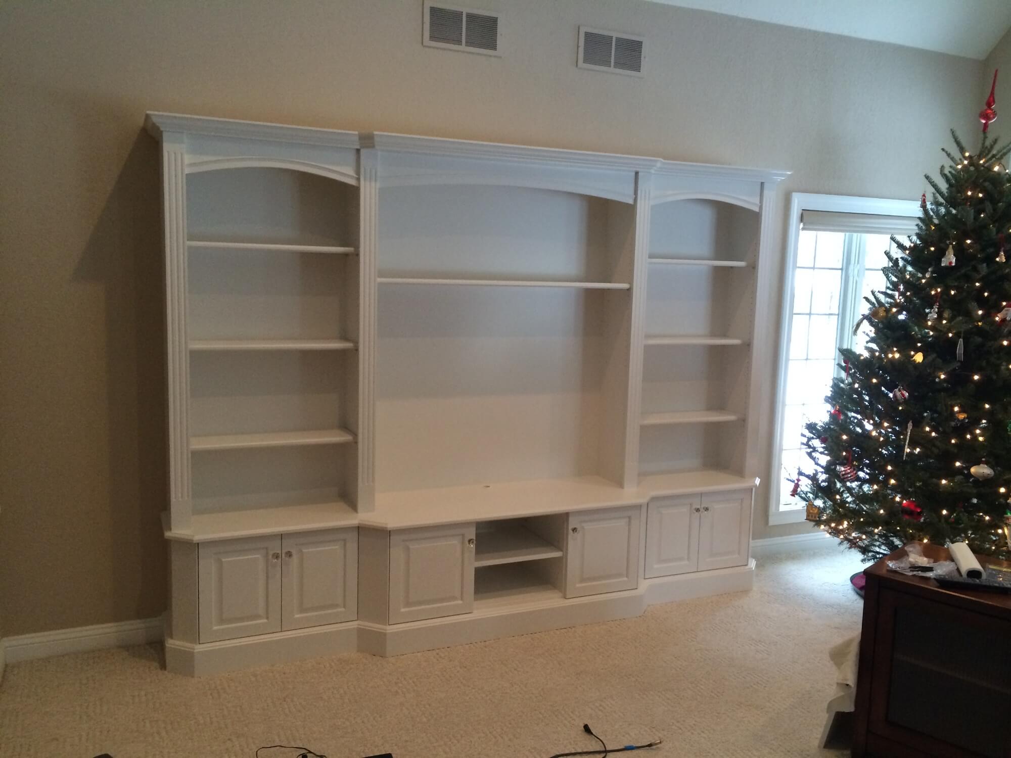 Living Room Cabinet Installation