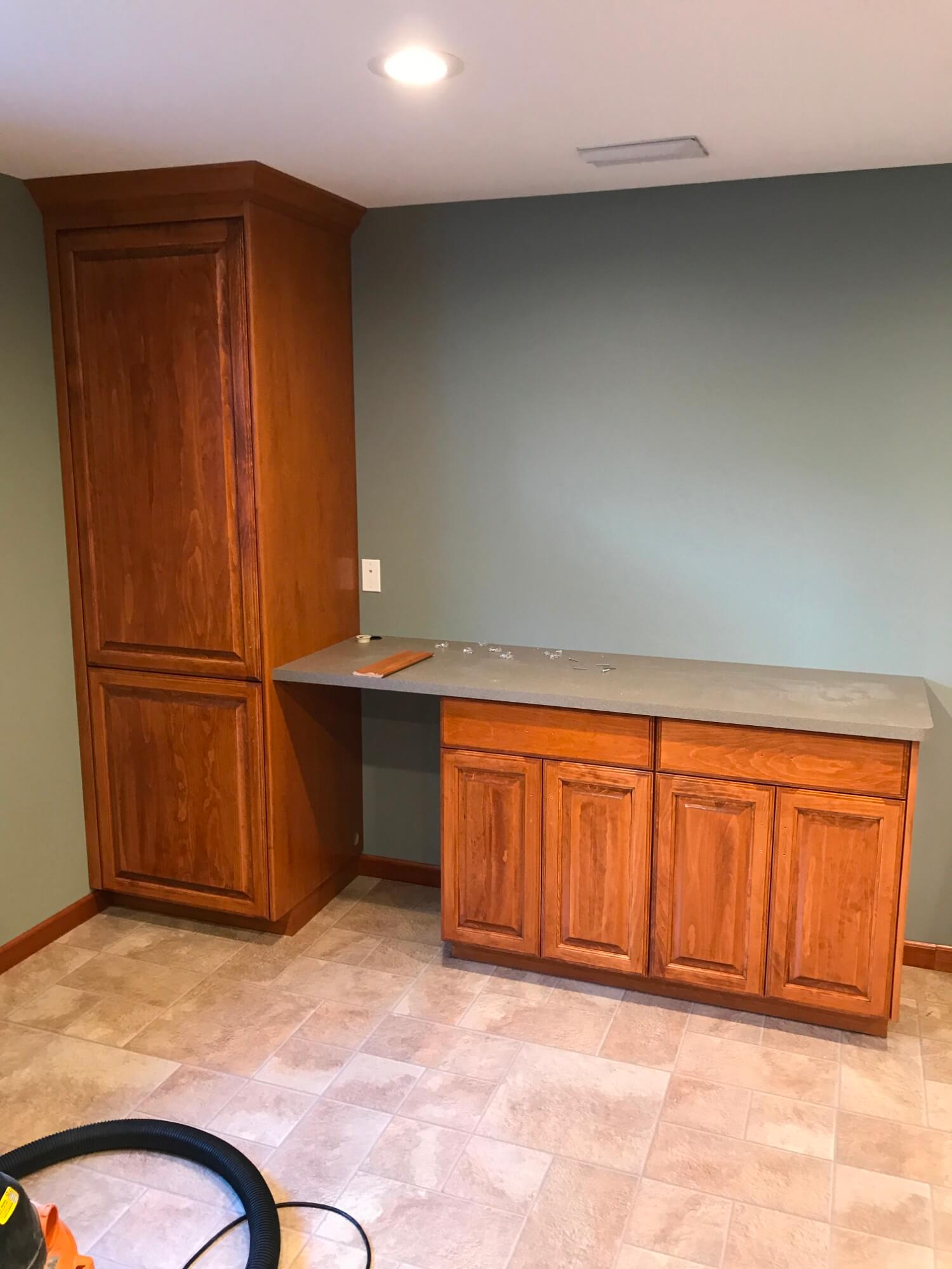 Wood Cabinets Installed in Wisconsin
